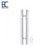 YX-3206B house plans stainless steel rubber door handle protector for glass door